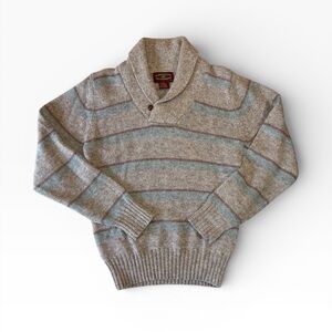 The Northwestern Knitting Company, Vintage, Size Small, Shawl Neck, Wool Blend